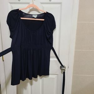 Motherhood XL navy top